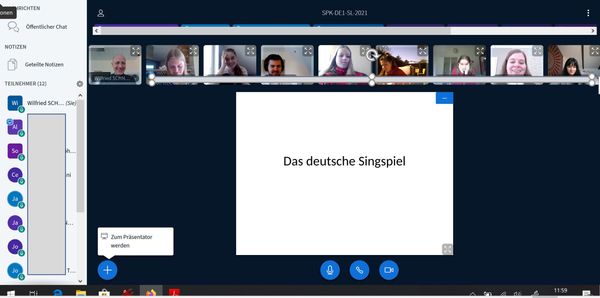 Mein virtuelles Treffen mit dem Leistungskurs Deutsch